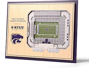 Kansas State Wildcats 5-Layer StadiumView