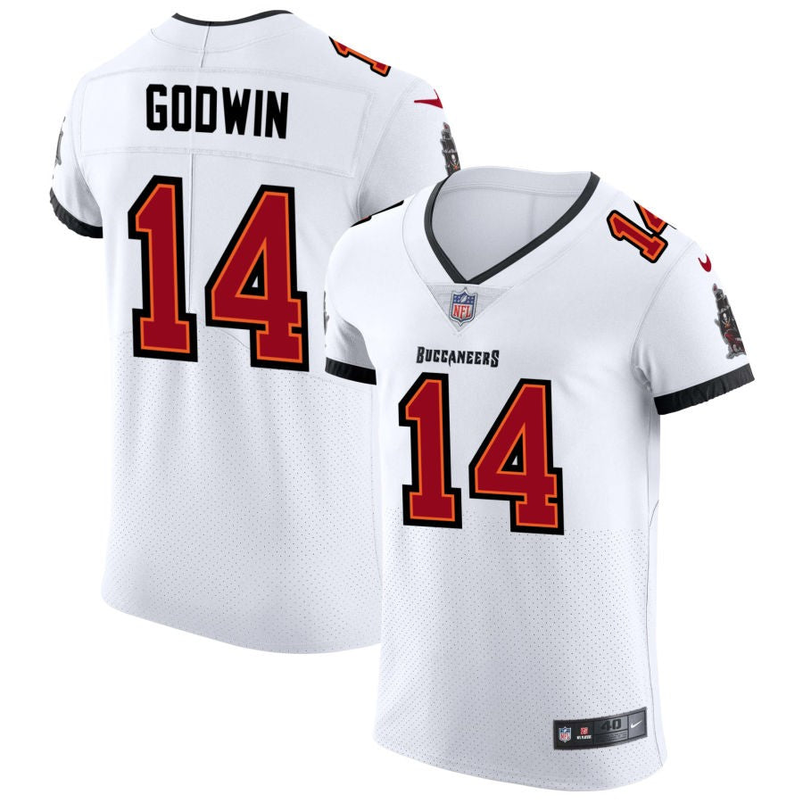 Chris Godwin Men's Nike White Tampa Bay Buccaneers Vapor Elite Custom Jersey