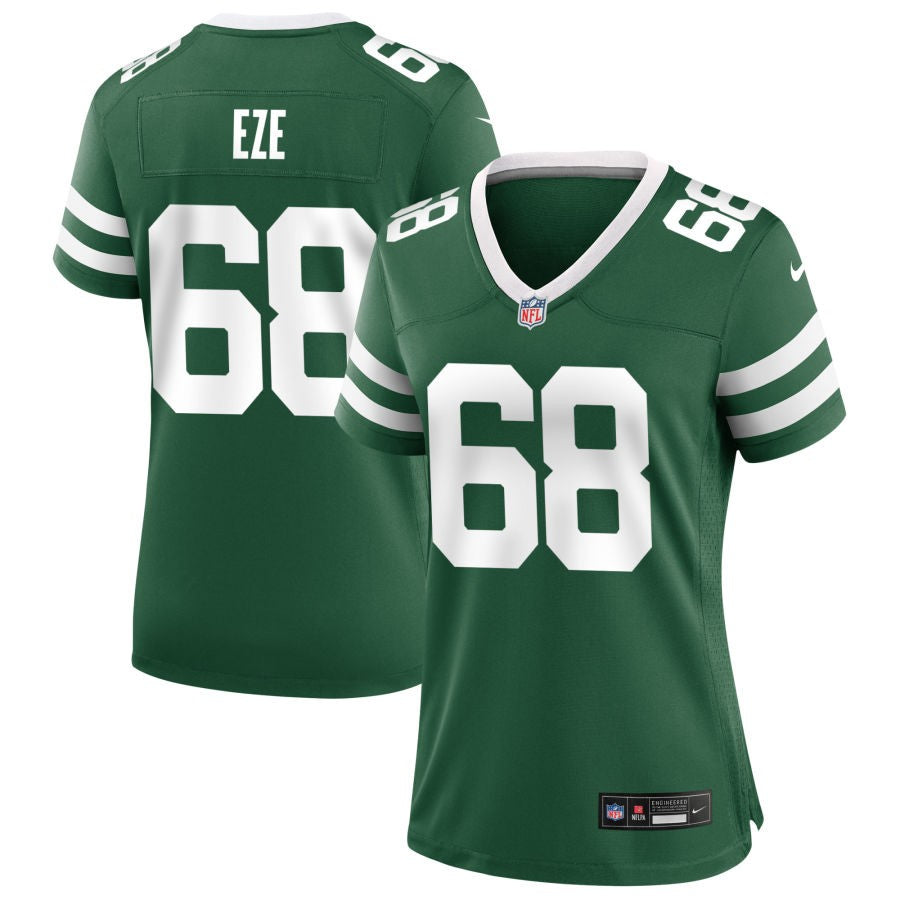 Obinna Eze Women's Nike Legacy Green New York Jets Custom Game Jersey
