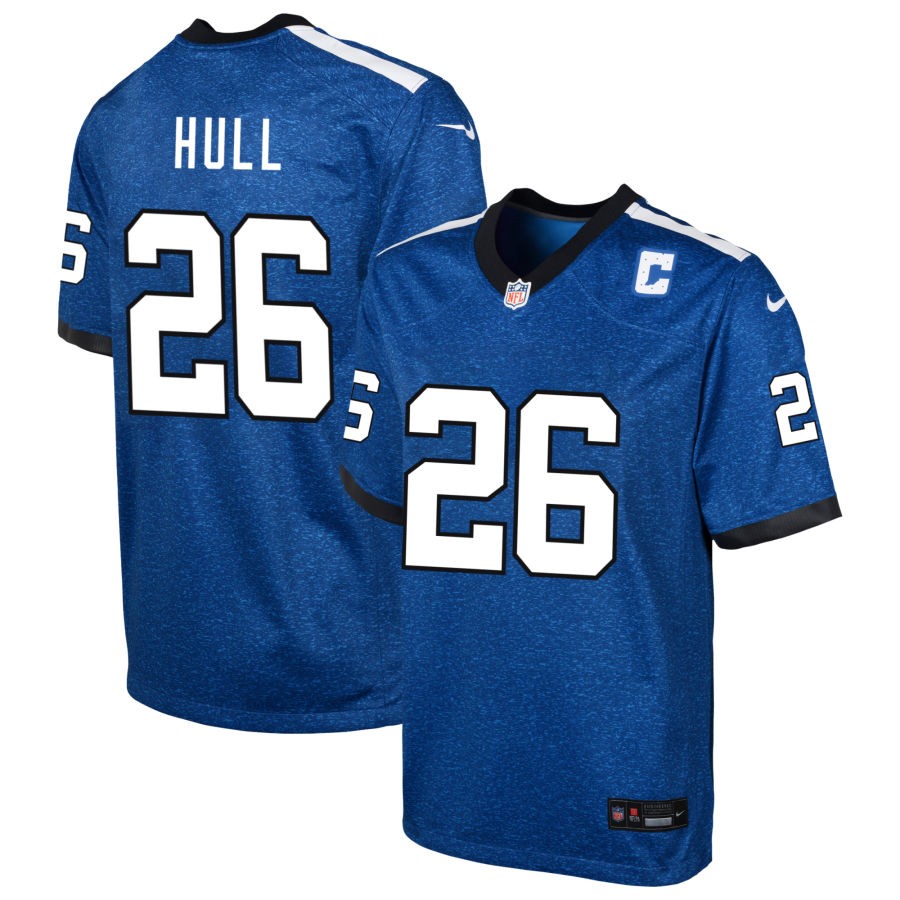 Evan Hull Youth Nike Blue Indianapolis Colts Indiana Nights Alternate Custom Game Jersey