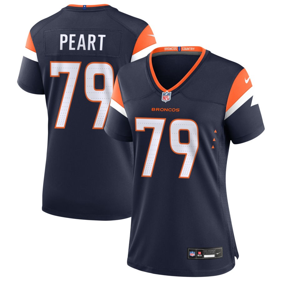 Matt Peart Women's Nike Navy Denver Broncos Alternate Custom Game Jersey