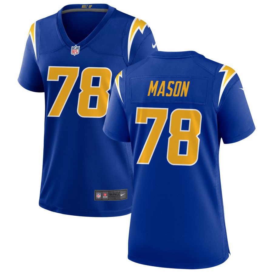 Micheal Mason Women's Nike Royal Los Angeles Chargers Alternate Custom Game Jersey