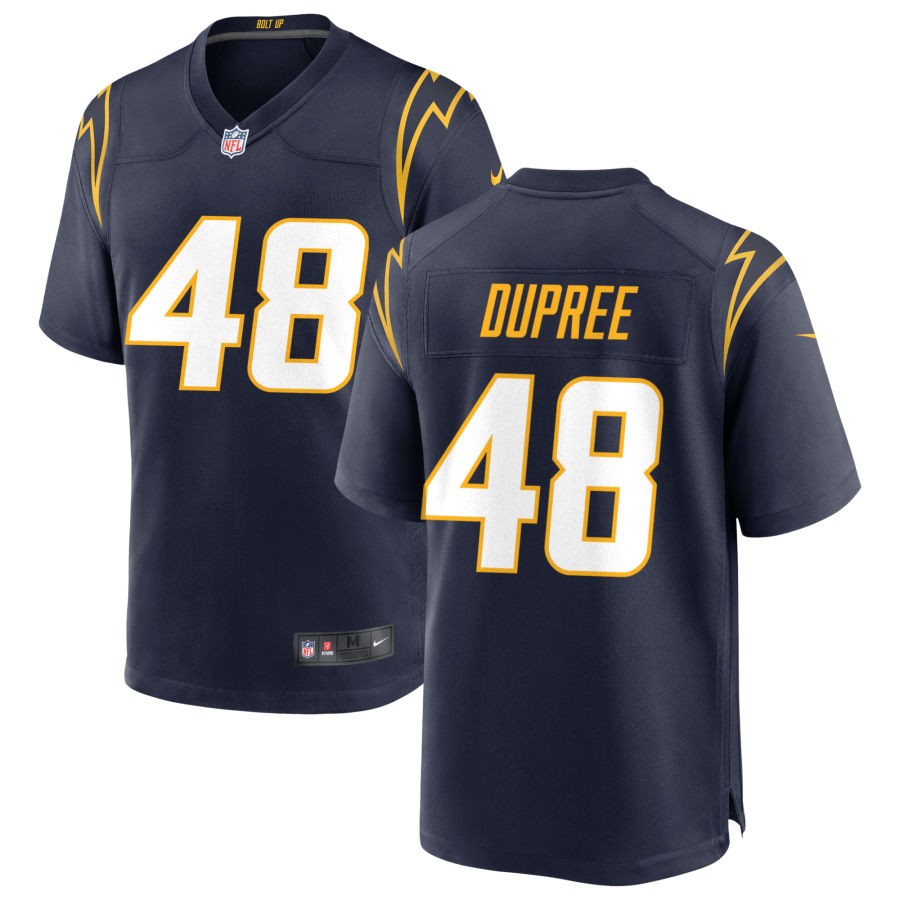 Bud Dupree Men's Nike Navy Los Angeles Chargers Alternate Custom Game Jersey