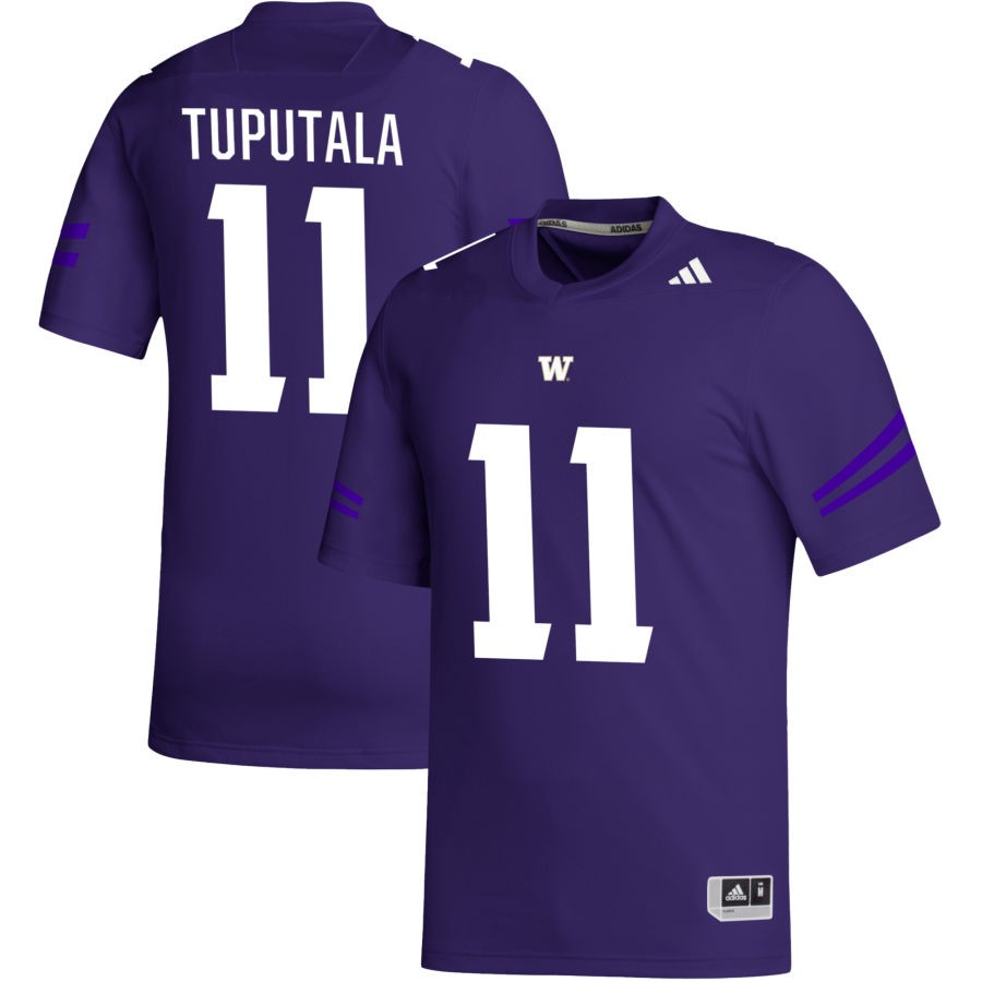 Alphonzo Tuputala Men's adidas Purple Washington Huskies Pick-A-Player NIL Replica Football Jersey