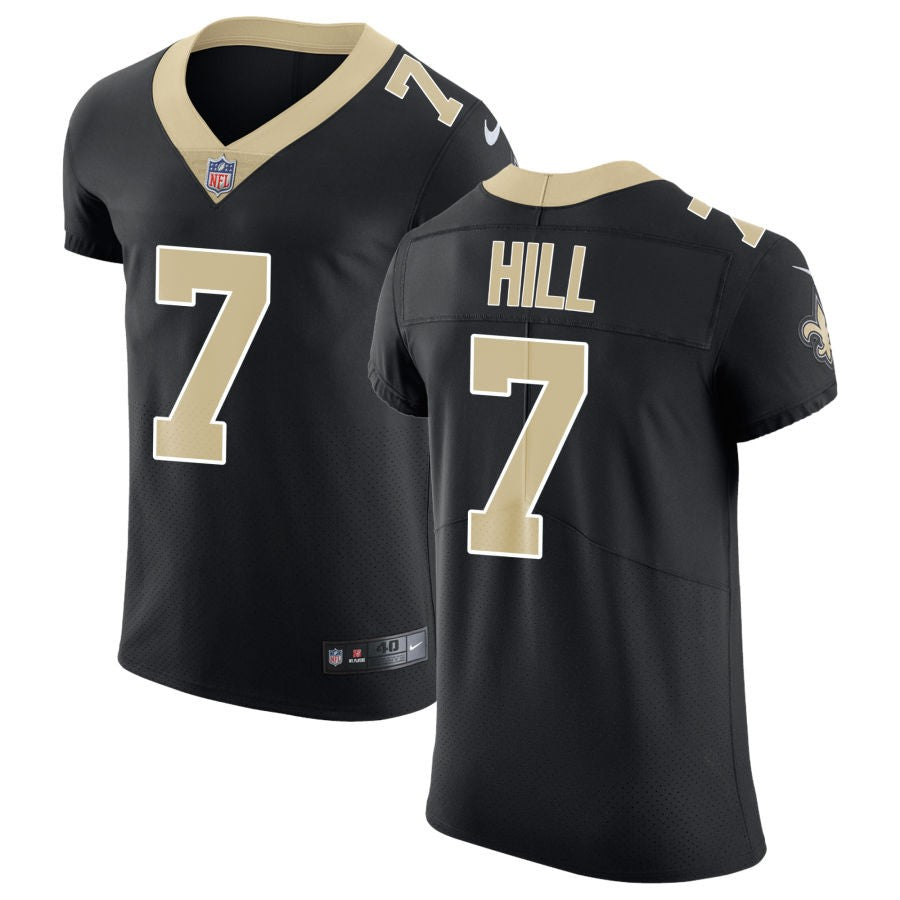 Taysom Hill Men's Nike Black New Orleans Saints Vapor Untouchable Custom Elite Jersey