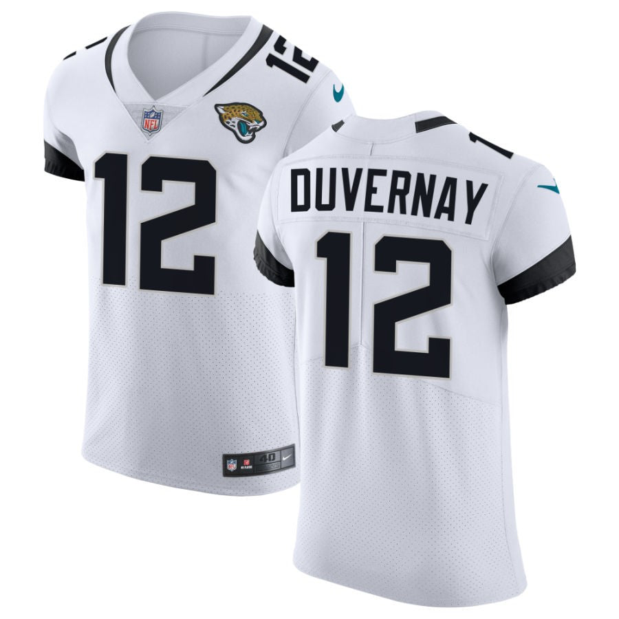 Devin Duvernay Men's Nike White Jacksonville Jaguars Vapor Untouchable Elite Custom Jersey