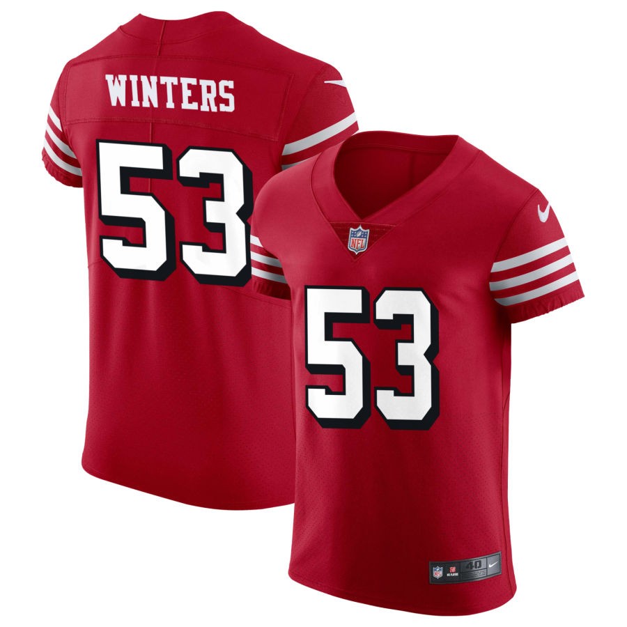 Dee Winters Men's Nike Scarlet San Francisco 49ers Alternate Vapor Elite Custom Jersey