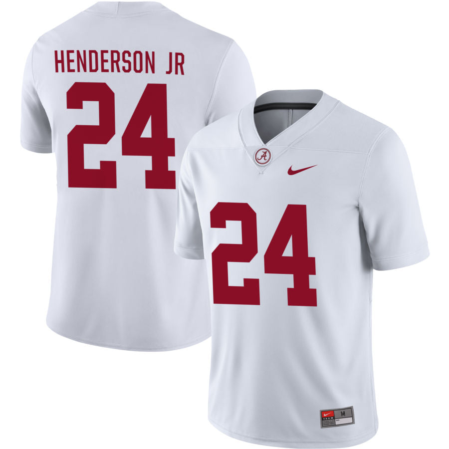 Emmanuel Henderson Jr Men's Nike White Alabama Crimson Tide Pick-A-Player NIL Replica Football Jersey