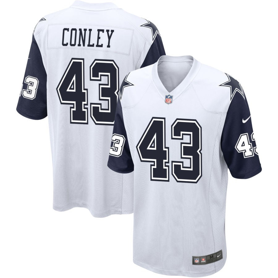 Gareon Conley Men's Nike White Dallas Cowboys Alternate Custom Game Jersey