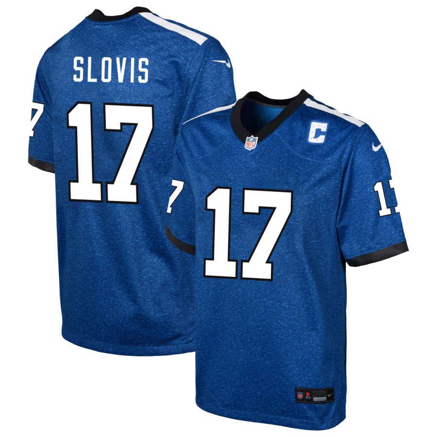 Kedon Slovis Youth Nike Blue Indianapolis Colts Indiana Nights Alternate Custom Game Jersey