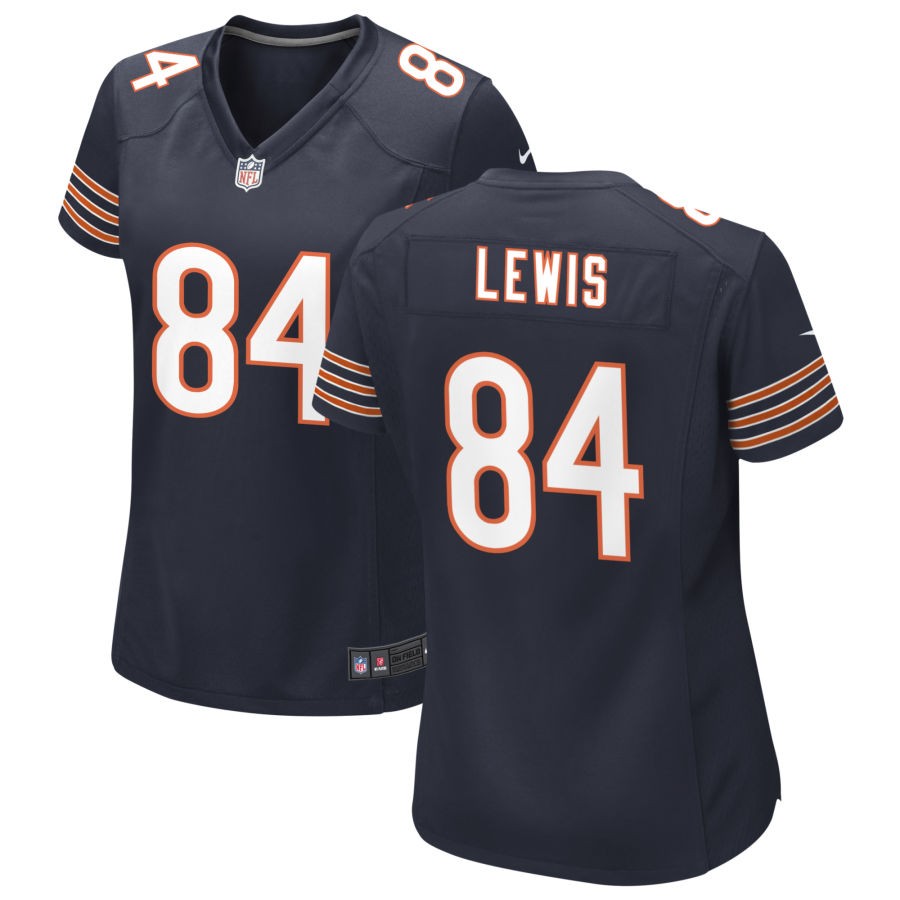 Marcedes Lewis Women's Nike Navy Chicago Bears Custom Game Jersey