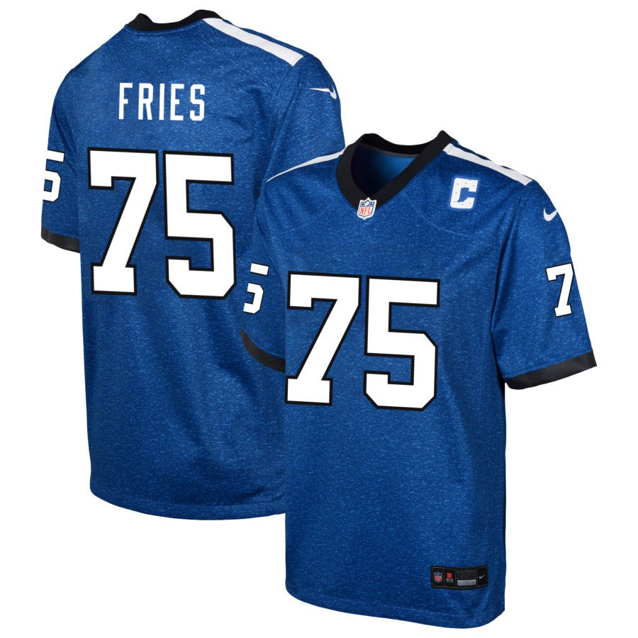 Will Fries Youth Nike Blue Indianapolis Colts Indiana Nights Alternate Custom Game Jersey