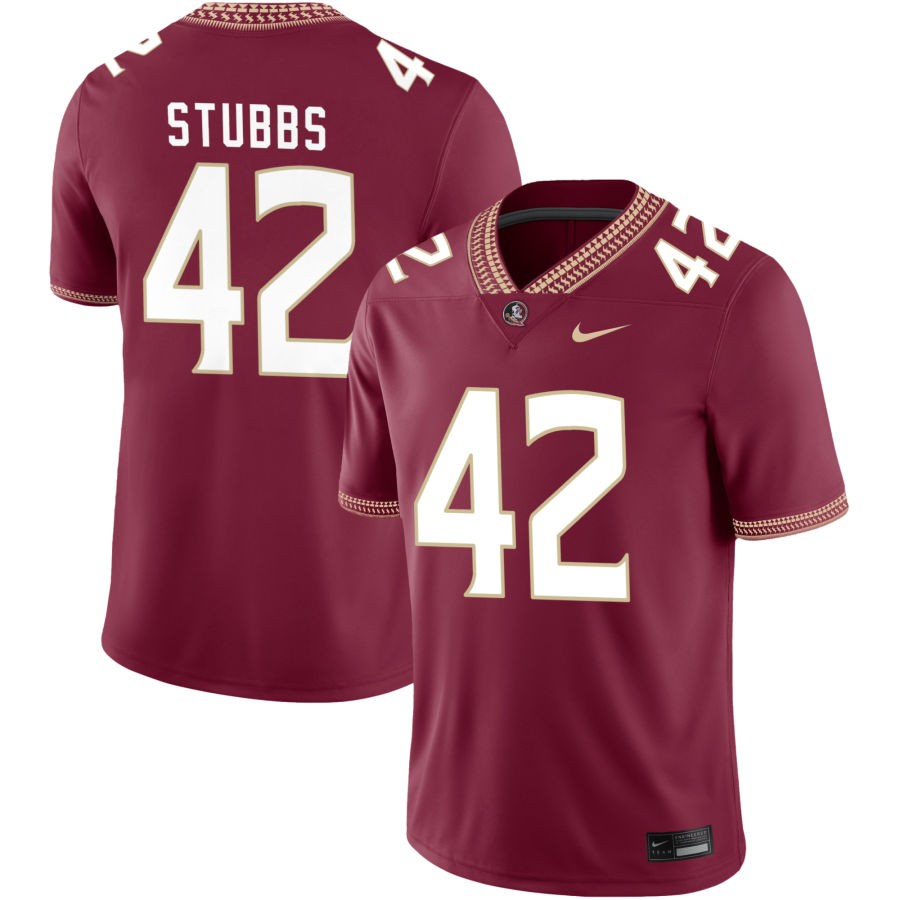 Harold Stubbs Men's Nike Garnet Florida State Seminoles 2023 Pick-A-Player NIL Football Game Jersey