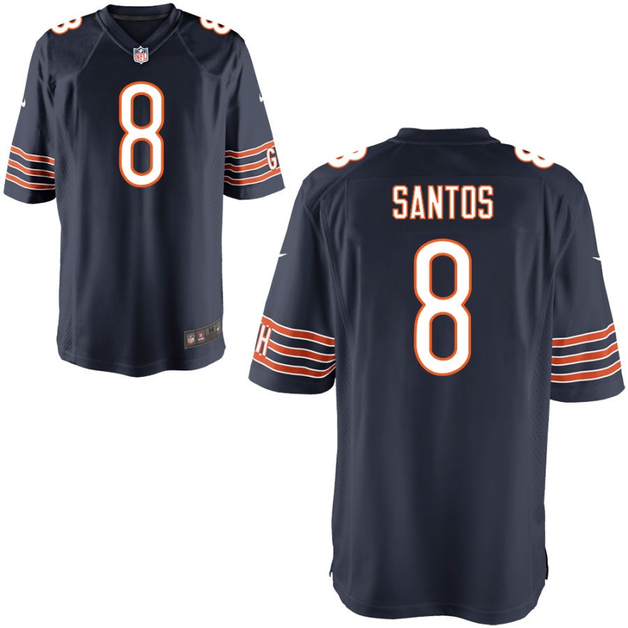 Cairo Santos Youth Nike Navy Chicago Bears Custom Game Jersey