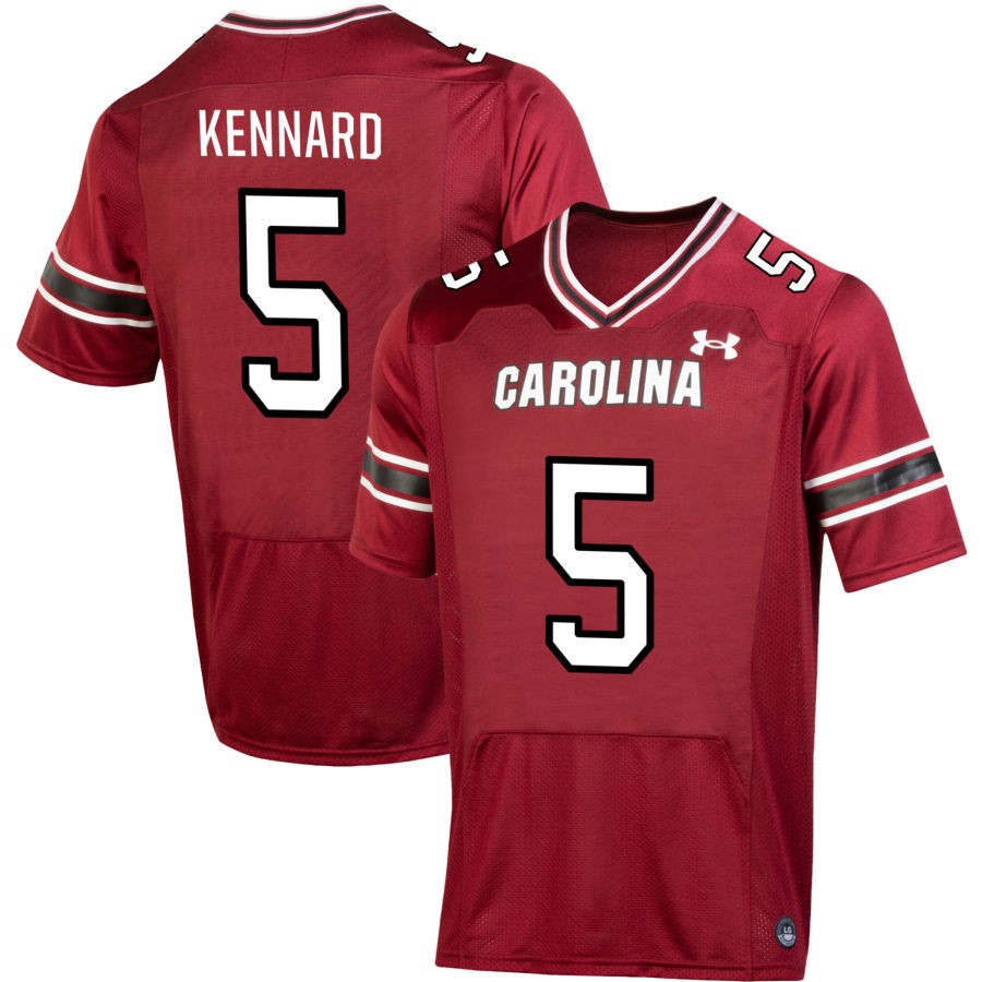 Kyle Kennard Men's Under Armour Garnet South Carolina Gamecocks NIL Pick-A-Player Replica Football Jersey
