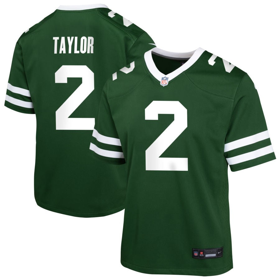Tyrod Taylor Youth Nike Legacy Green New York Jets Custom Game Jersey