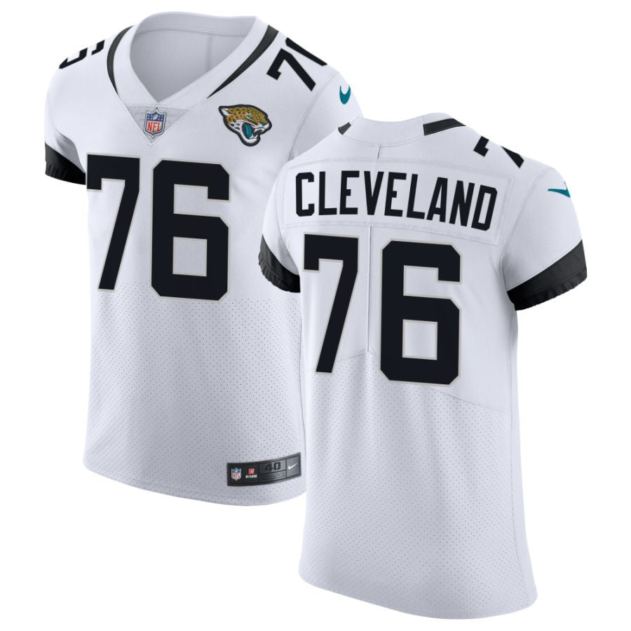 Ezra Cleveland Men's Nike White Jacksonville Jaguars Vapor Untouchable Elite Custom Jersey