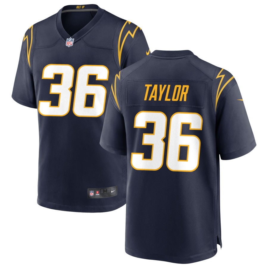 Ja'Sir Taylor Men's Nike Navy Los Angeles Chargers Alternate Custom Game Jersey