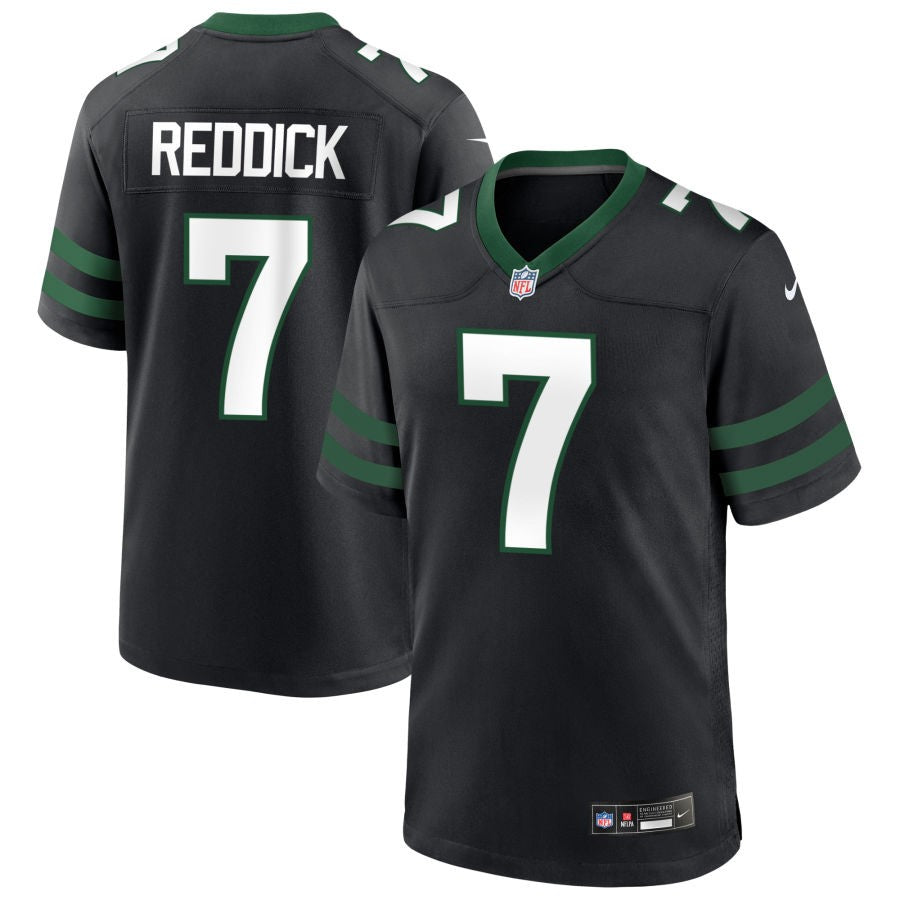 Haason Reddick Men's Nike Legacy Black New York Jets Alternate Custom Game Jersey
