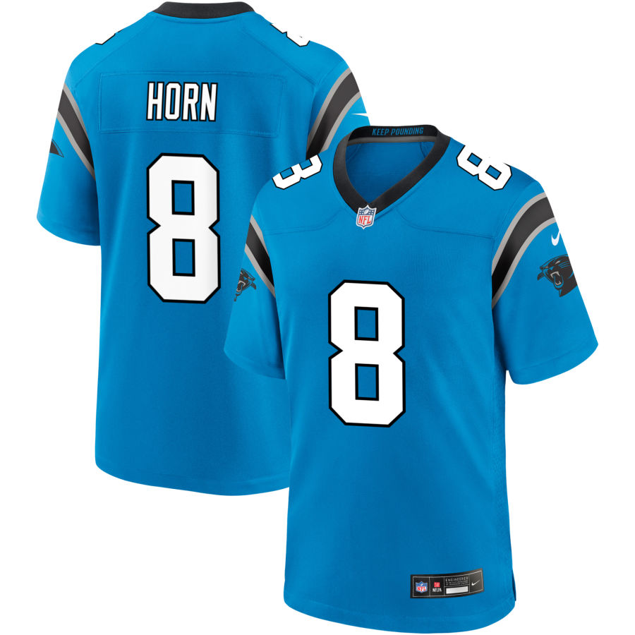 Jaycee Horn Men's Nike Blue Carolina Panthers Alternate Custom Game Jersey