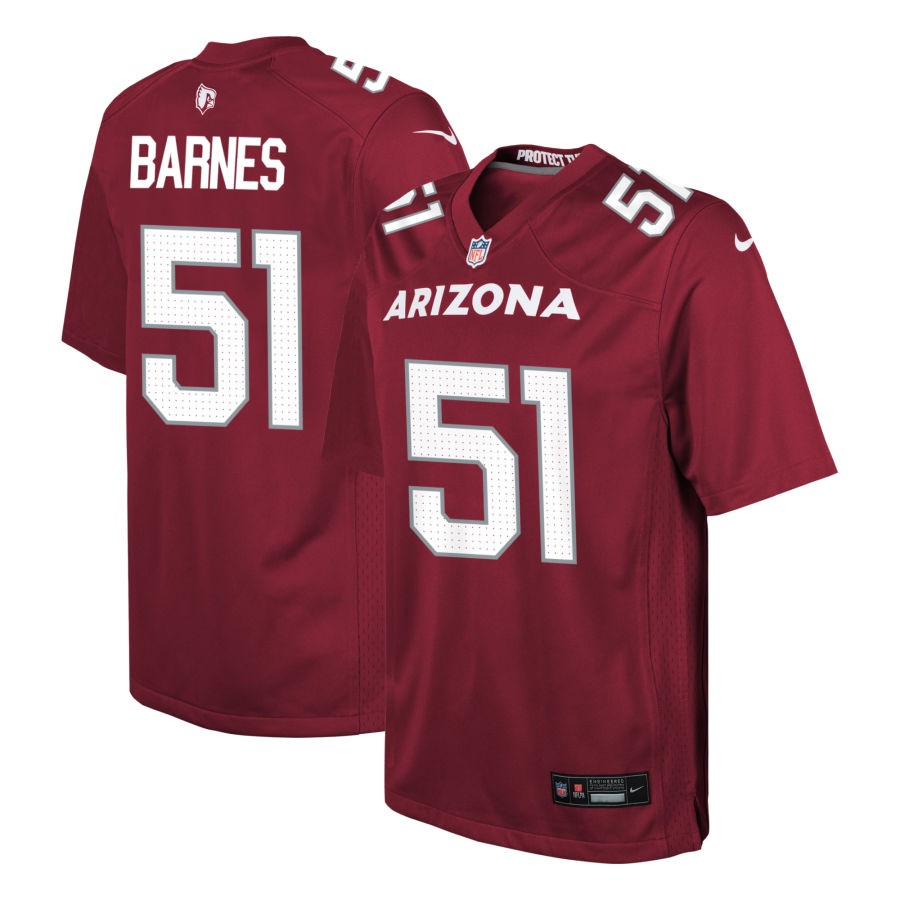 Krys Barnes Youth Nike Cardinal Arizona Cardinals Custom Game Jersey