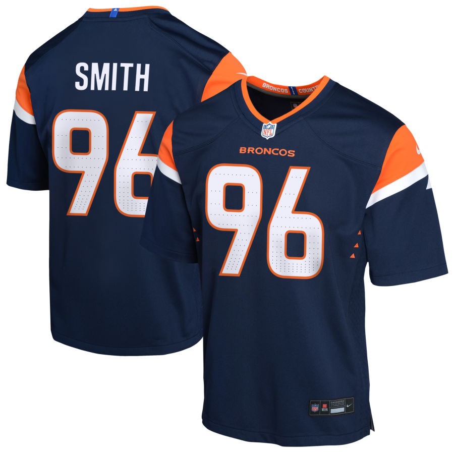 Andre Smith Youth Nike Navy Denver Broncos Alternate Custom Game Jersey