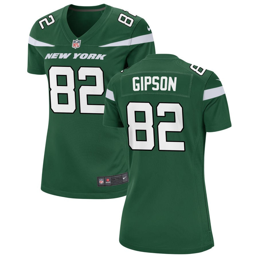 Xavier Gipson Women's Nike Gotham Green New York Jets Custom Game Jersey