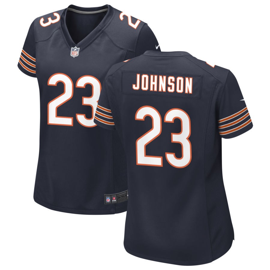 Roschon Johnson Women's Nike Navy Chicago Bears Custom Game Jersey