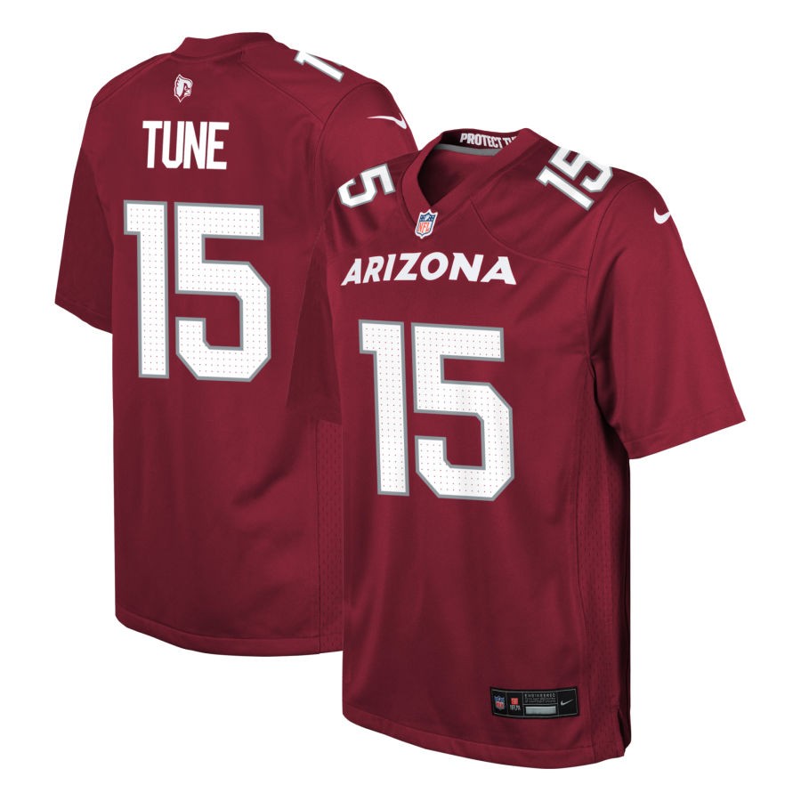 Clayton Tune Youth Nike Cardinal Arizona Cardinals Custom Game Jersey