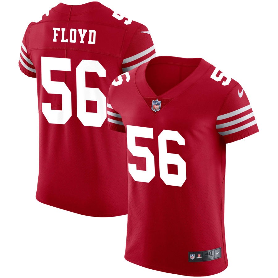 Leonard Floyd Men's Nike Scarlet San Francisco 49ers Vapor Elite Custom Jersey