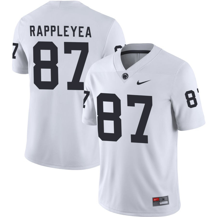 Andrew Rappleyea Men's Nike White Penn State Nittany Lions Pick-A-Player NIL Replica Football Jersey