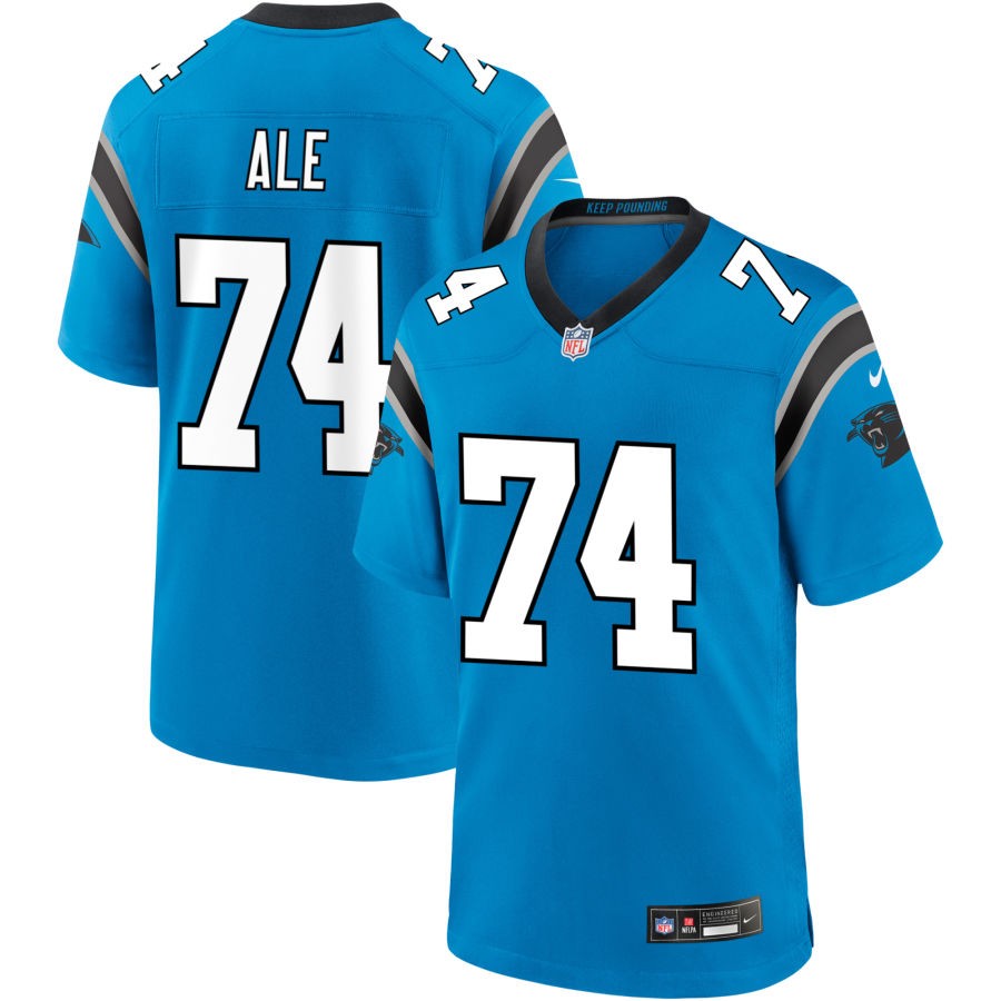 Ulumoo Ale Men's Nike Blue Carolina Panthers Alternate Custom Game Jersey