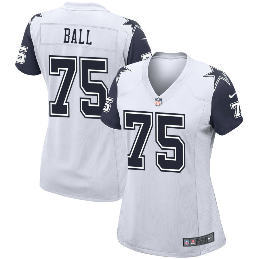 Josh Ball Women's Nike White Dallas Cowboys Alternate Custom Game Jersey
