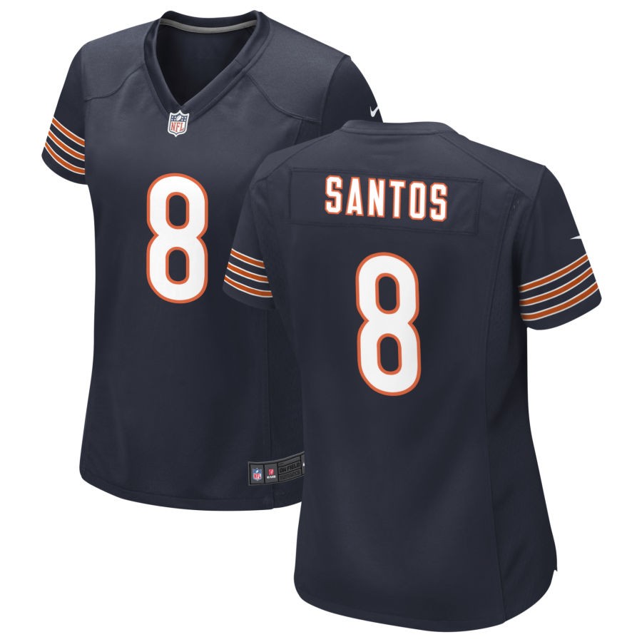Cairo Santos Women's Nike Navy Chicago Bears Custom Game Jersey