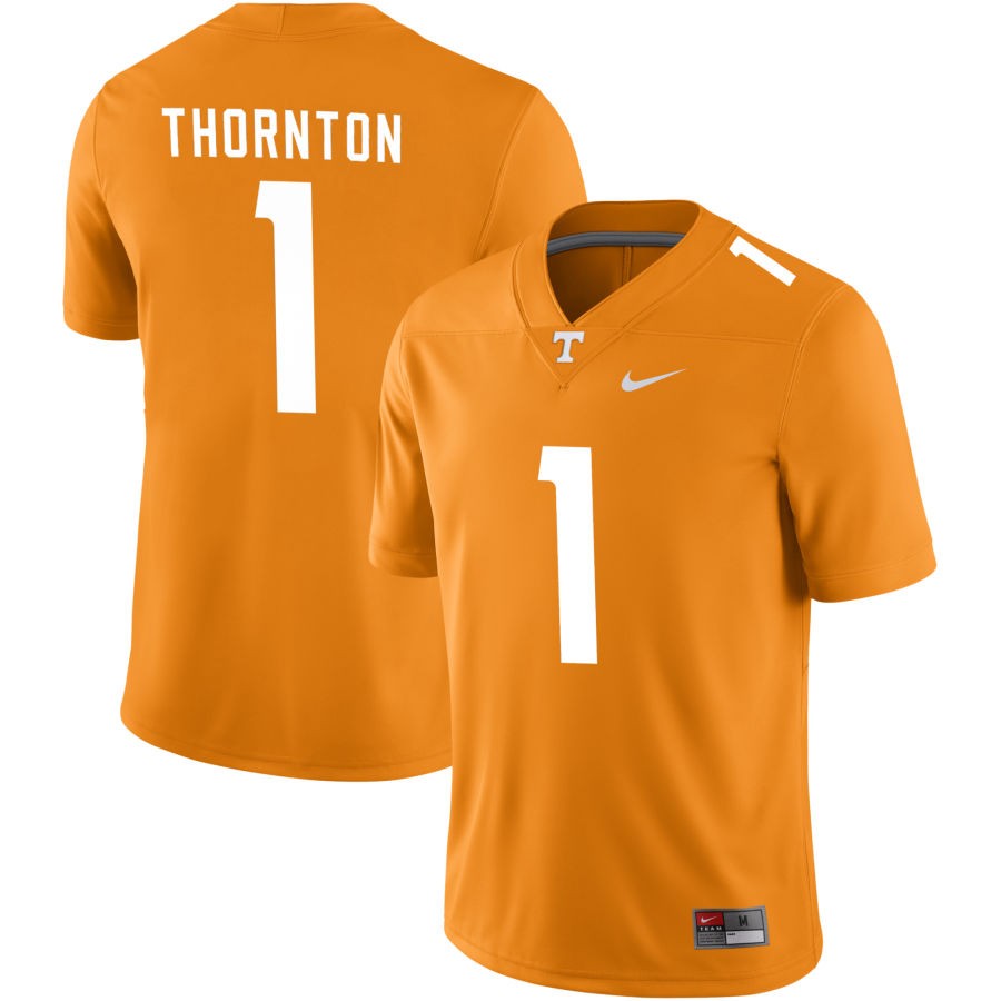 Dont'e Thornton Men's Nike White Tennessee Volunteers Pick-A-Player NIL Replica Football Jersey