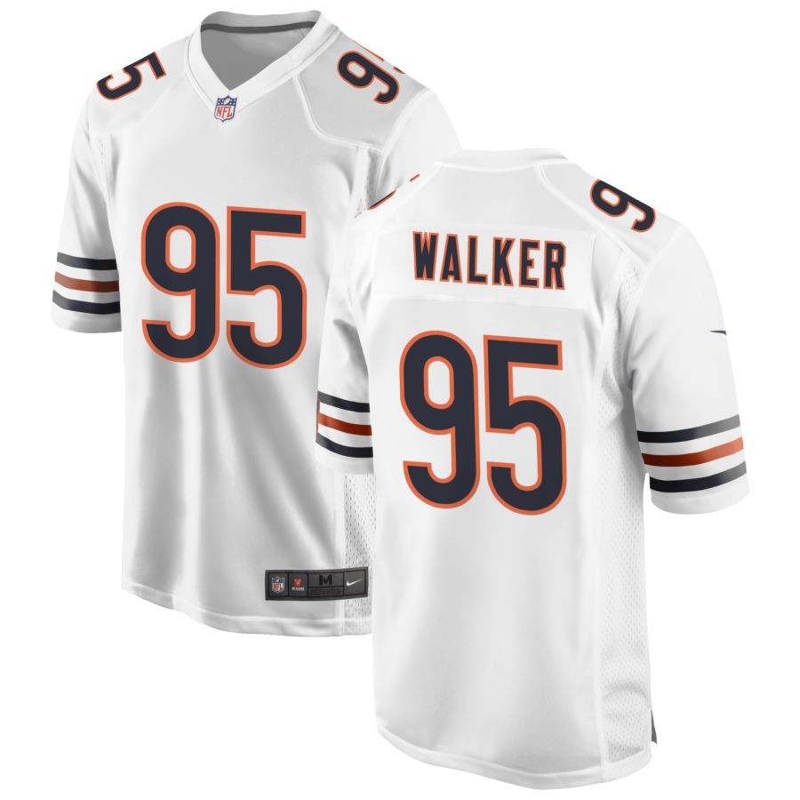 DeMarcus Walker Men's Nike White Chicago Bears Custom Game Jersey