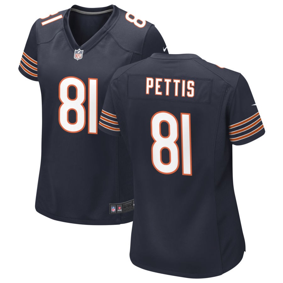 Dante Pettis Women's Nike Navy Chicago Bears Custom Game Jersey