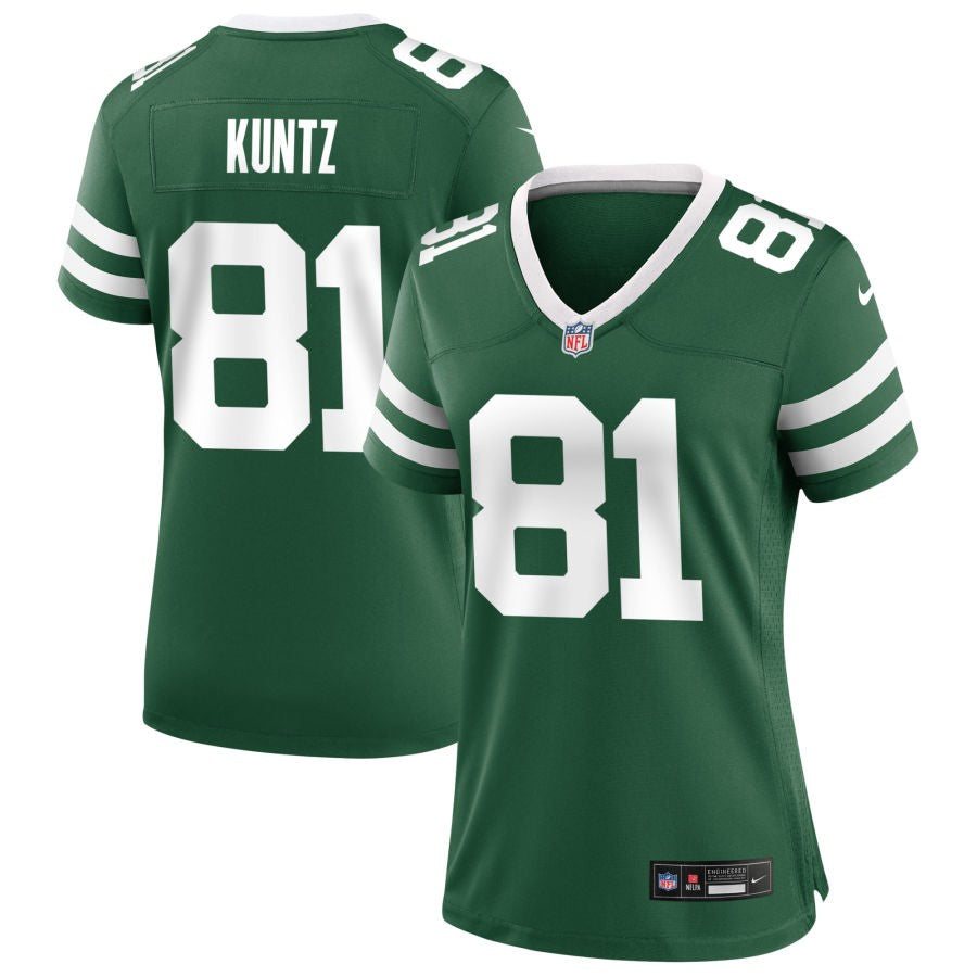 Zack Kuntz Women's Nike Legacy Green New York Jets Custom Game Jersey