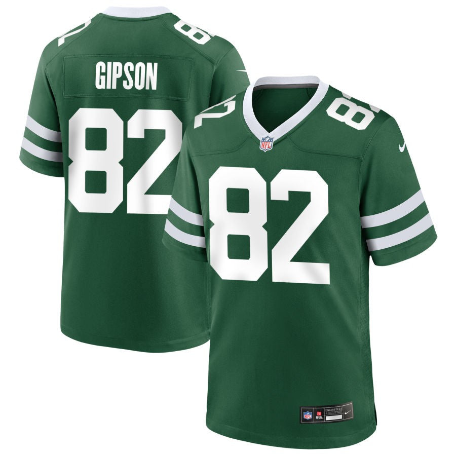 Xavier Gipson Men's Nike Legacy Green New York Jets Custom Game Jersey