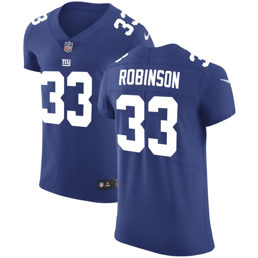 Aaron Robinson Men's Nike Royal New York Giants Vapor Untouchable Custom Elite Jersey