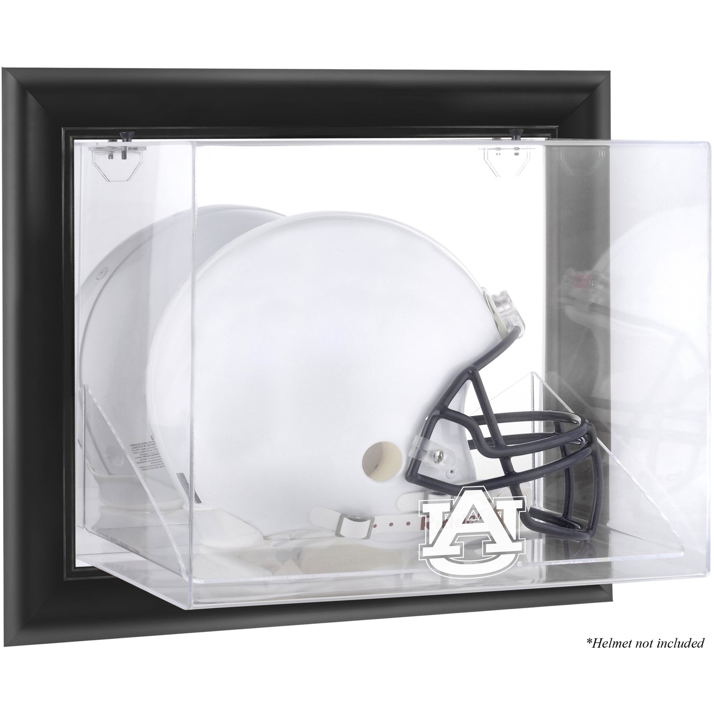 Auburn Tigers Black Framed Wall-Mountable Helmet Display Case