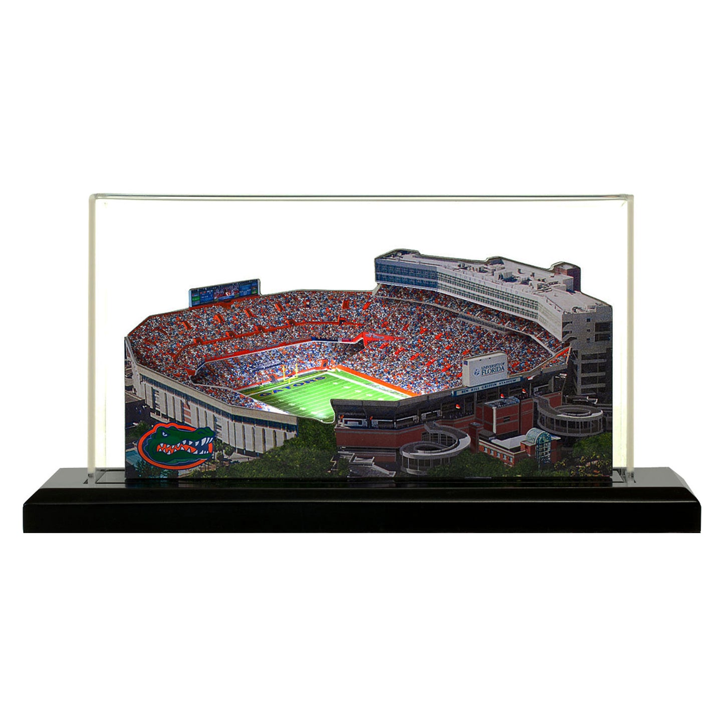 Florida Gators 13" x 6" Light Up Stadium with Display Case