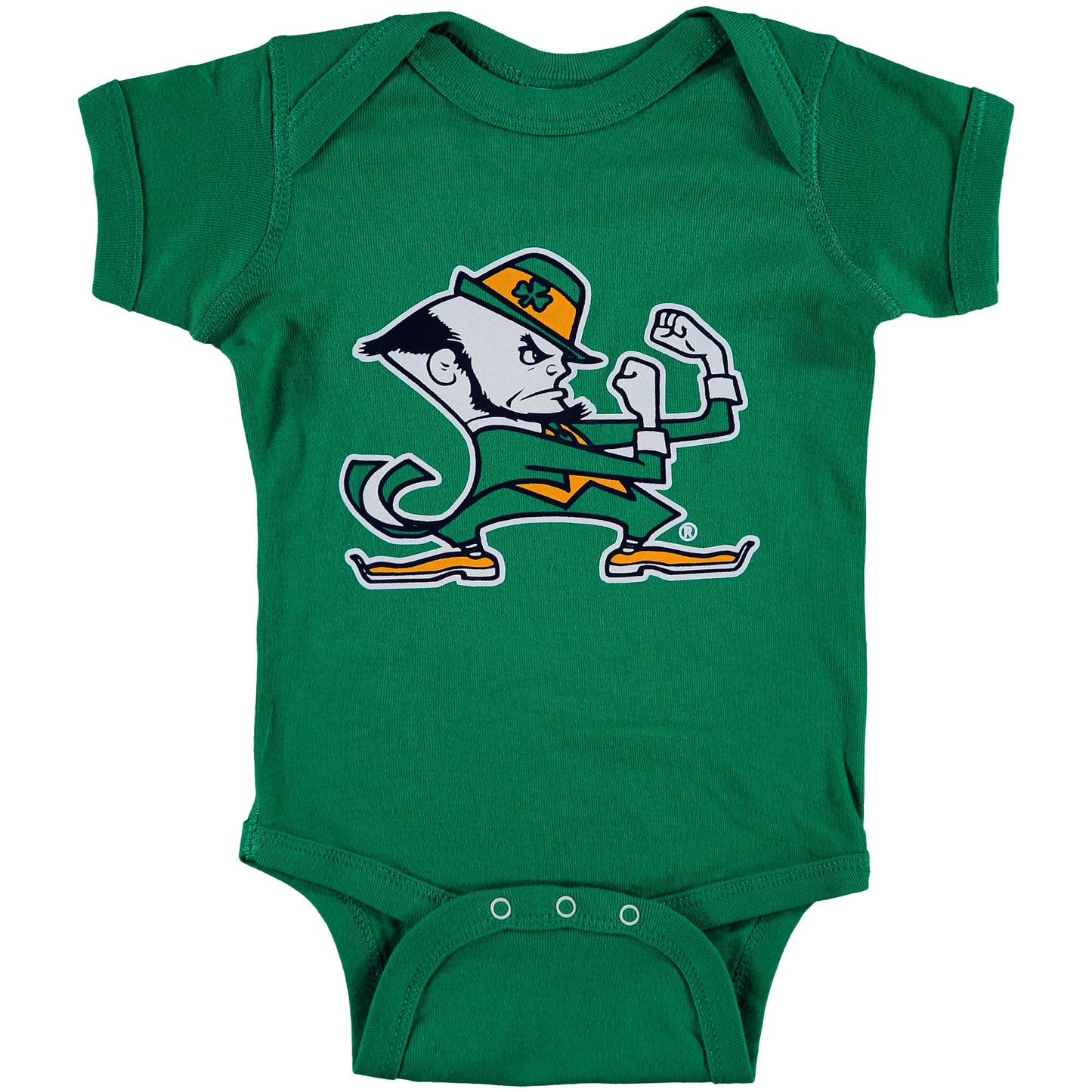Infant Kelly Green Notre Dame Fighting Irish Big Logo Bodysuit