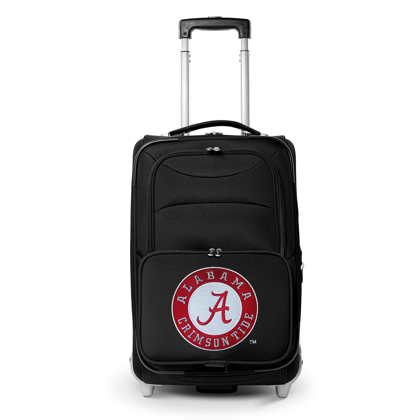 MOJO Black Alabama Crimson Tide 21" Softside Rolling Carry-On Suitcase