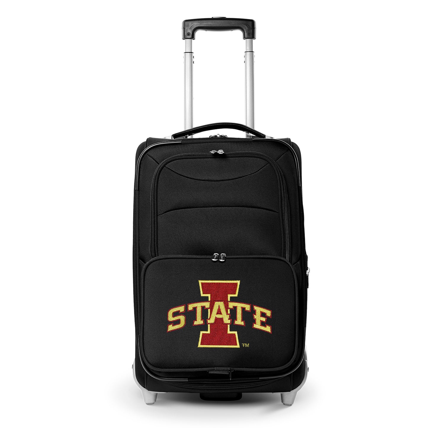 MOJO Black Iowa State Cyclones 21" Softside Rolling Carry-On Suitcase