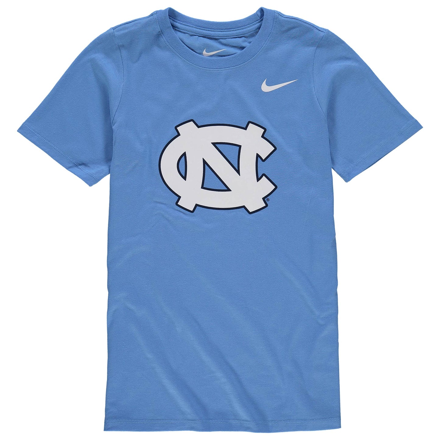 Youth Nike Carolina Blue North Carolina Tar Heels Cotton Logo T-Shirt