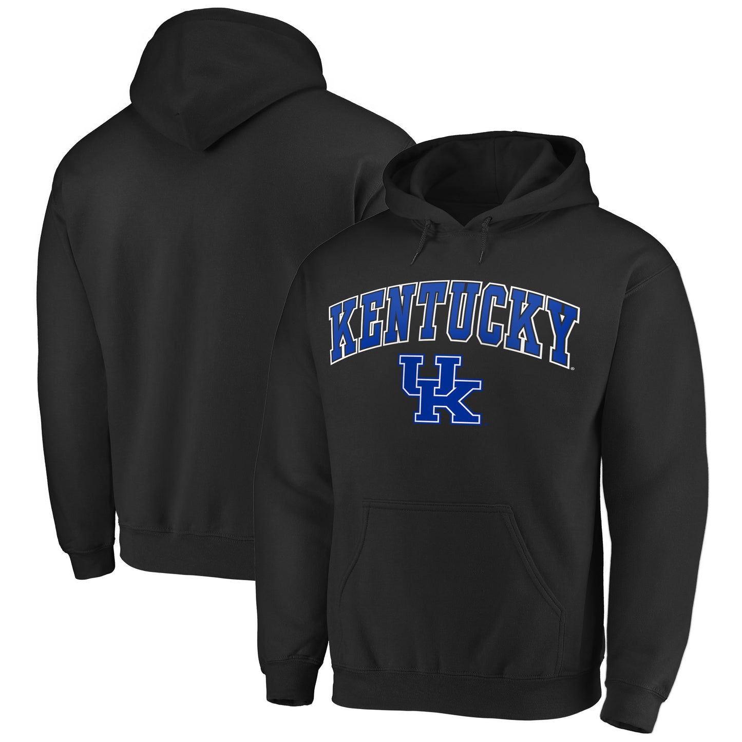 Men's Fanatics Black Kentucky Wildcats Campus Pullover Hoodie
