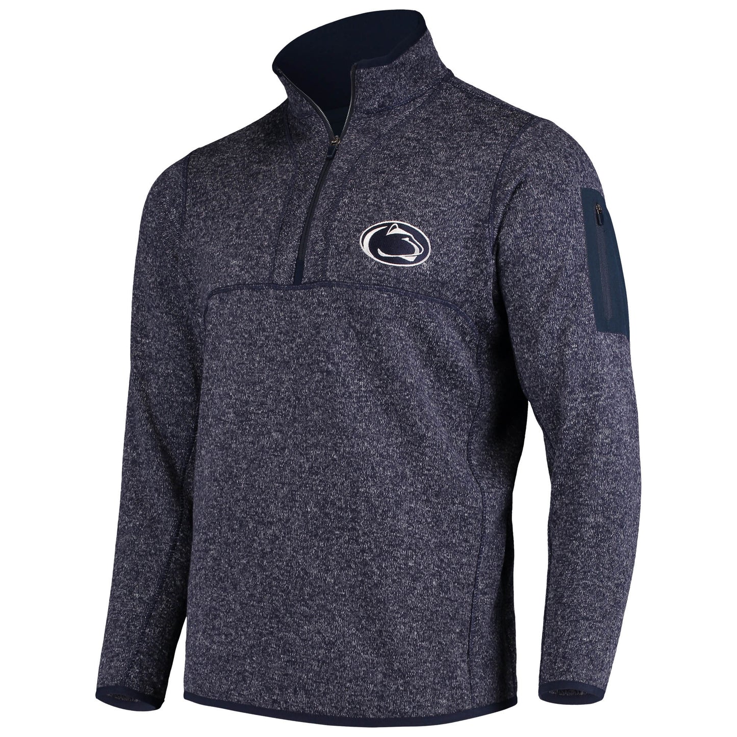 Men's Antigua Navy Penn State Nittany Lions Fortune Half-Zip Sweatshirt
