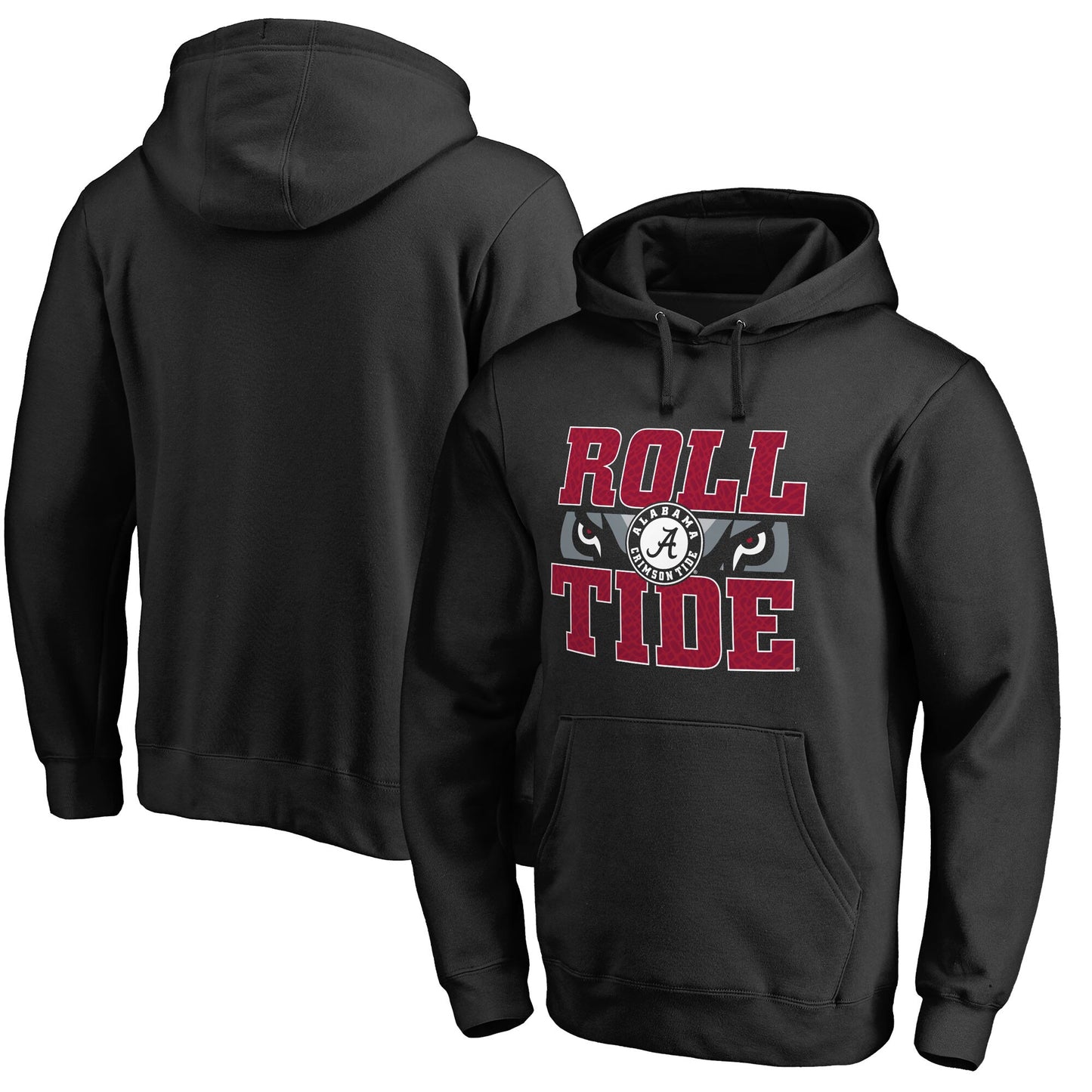 Men's Black Alabama Crimson Tide Stare Down Hometown Collection Pullover Hoodie