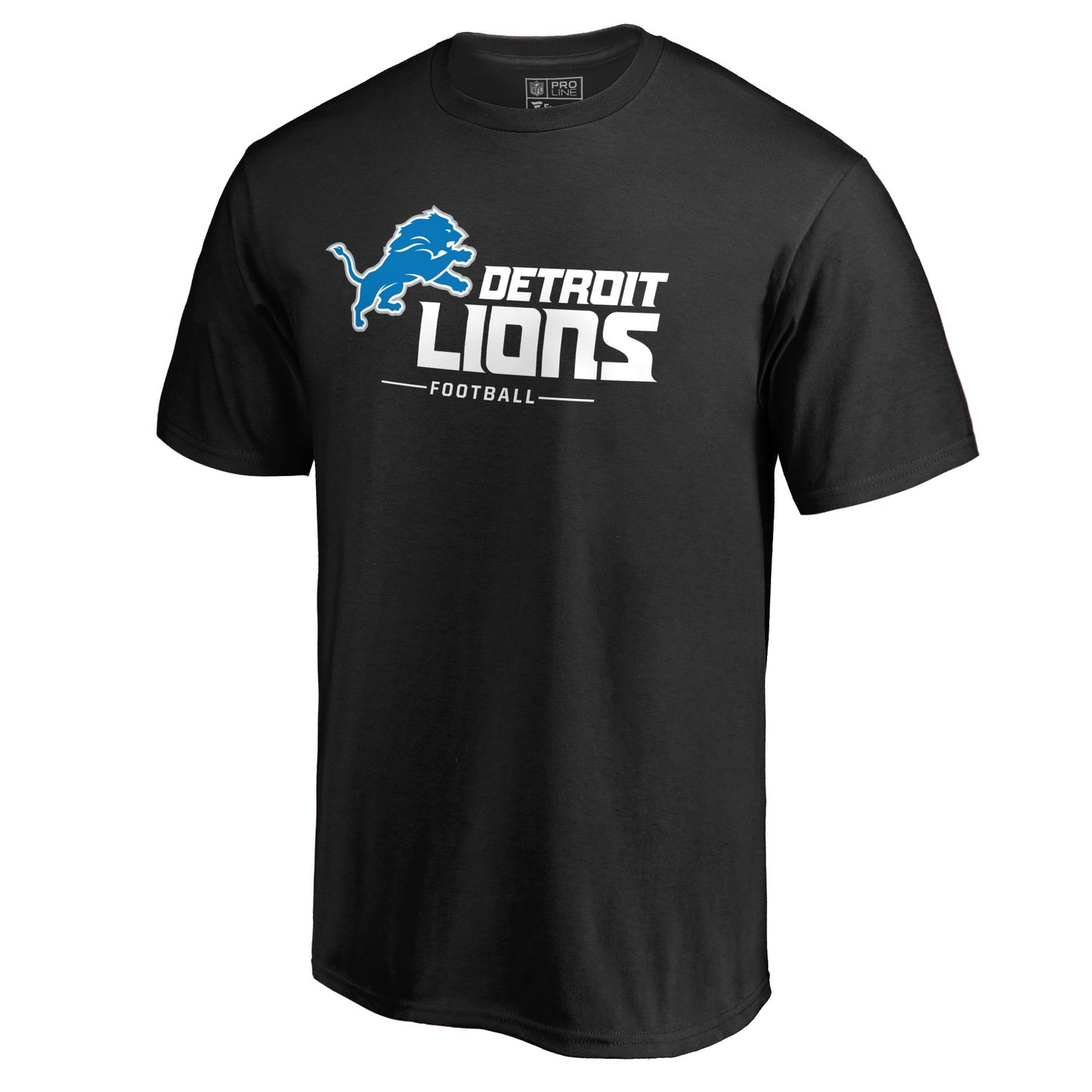 Men's Black Detroit Lions Team Lockup T-Shirt